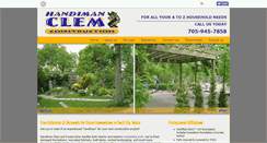 Desktop Screenshot of handimanclem.com
